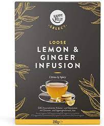Happy Belly Herbal Tea Leaves Loose Lemon & Ginger Infusion 200g RRP 5.36 CLEARANCE XL 2.99